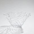 GLOBAL VIEWS HONEYCOMB OPTIC WAVY BOWL - Decorative Accents