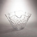 GLOBAL VIEWS HONEYCOMB OPTIC WAVY BOWL - Decorative Accents