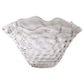 GLOBAL VIEWS HONEYCOMB OPTIC WAVY BOWL - Decorative Accents