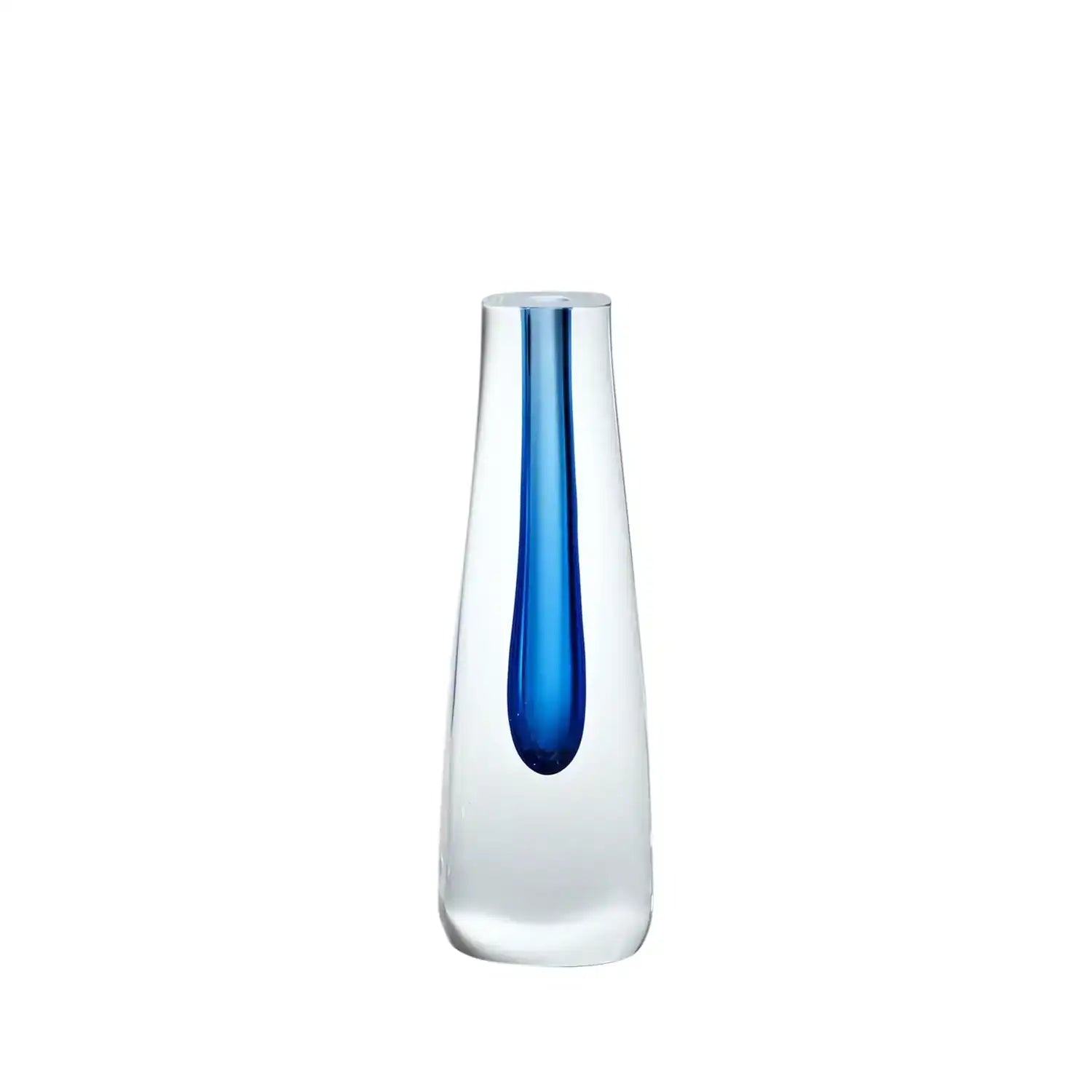 GLOBAL VIEWS SQUARE CUT GLASS VASE - Art