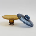 GLOBAL VIEWS LOW COBALT OVER AMBER VASE - Art