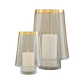 GLOBAL VIEWS GOLD BANDED HURRICANE - DO NOT SHOW ON WEBSITE