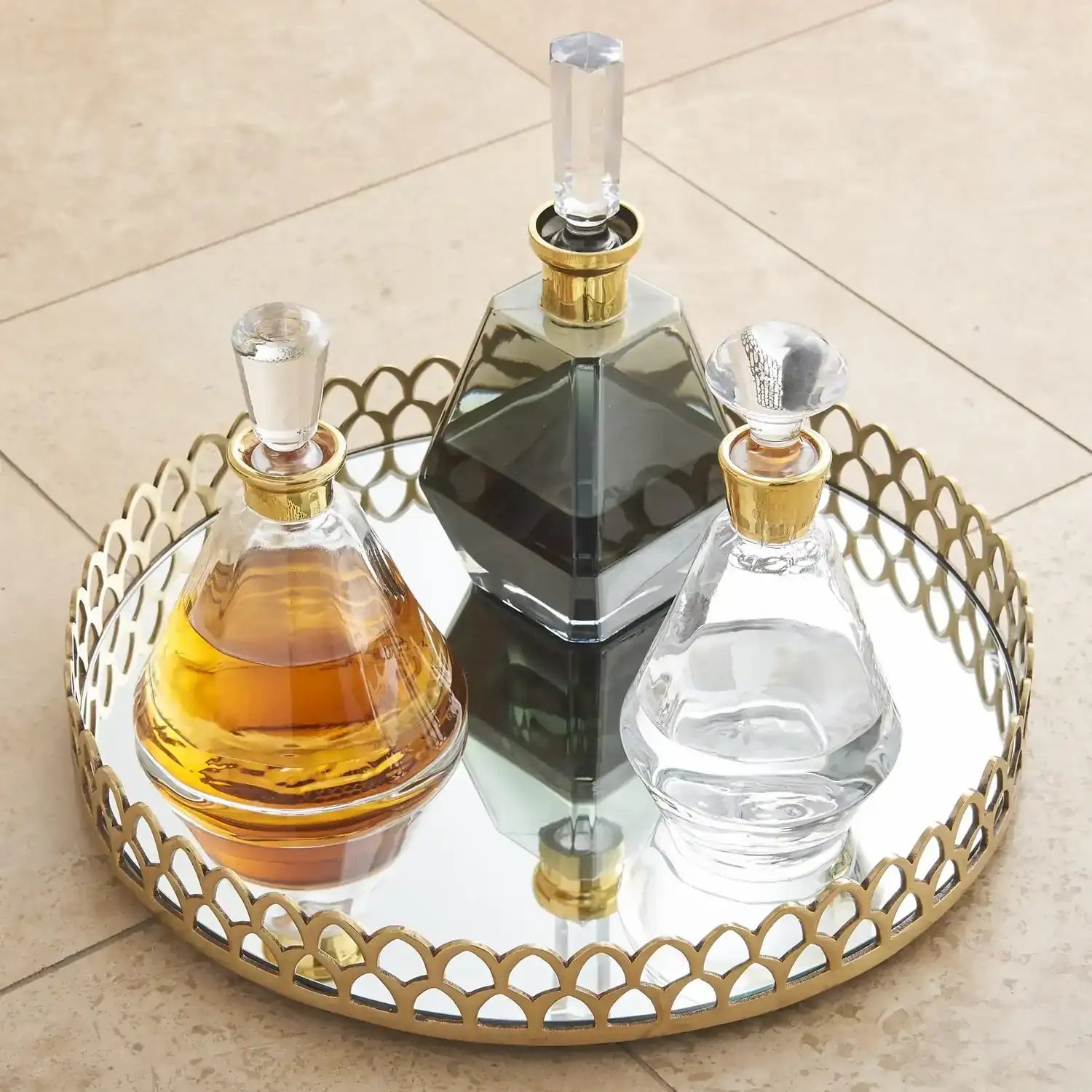 GLOBAL VIEWS CONE DECANTER - Decorative Accents