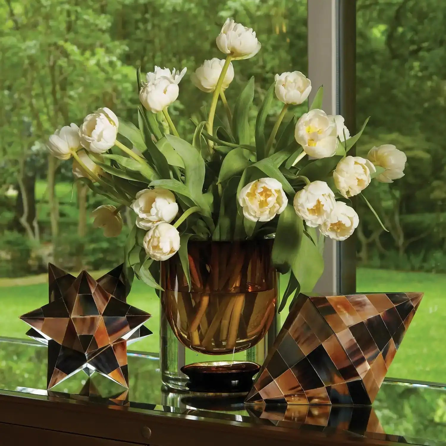 GLOBAL VIEWS THICK CYLINDER VASE - Art