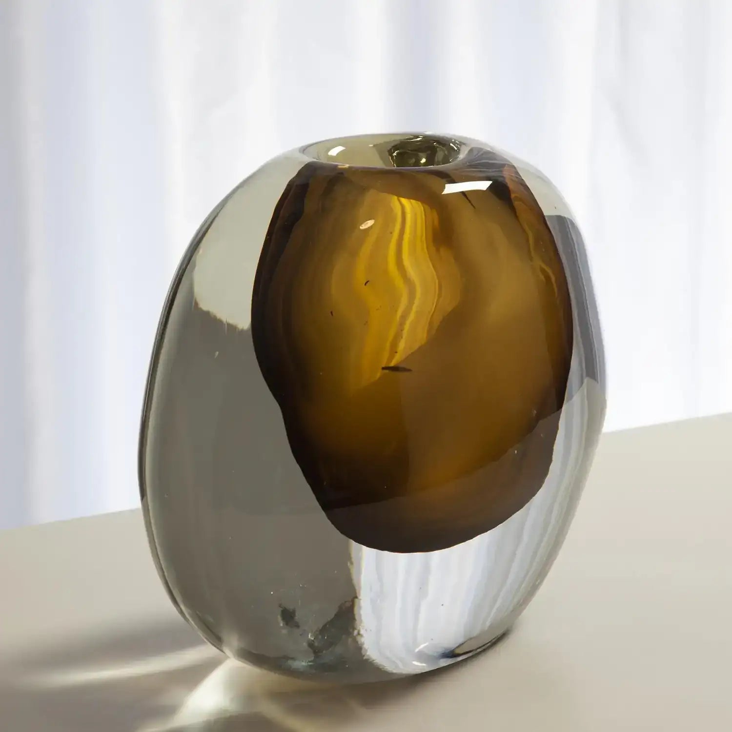GLOBAL VIEWS OFFSET ROUND VASE - Art