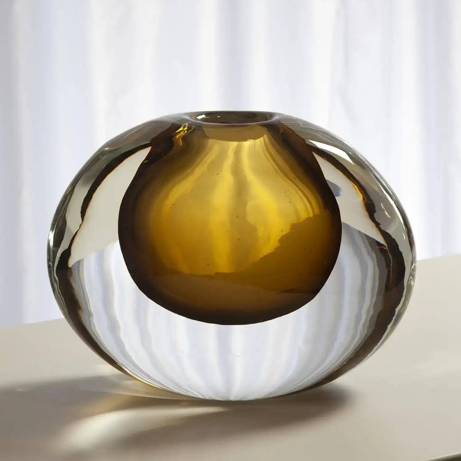 GLOBAL VIEWS OFFSET ROUND VASE - Art