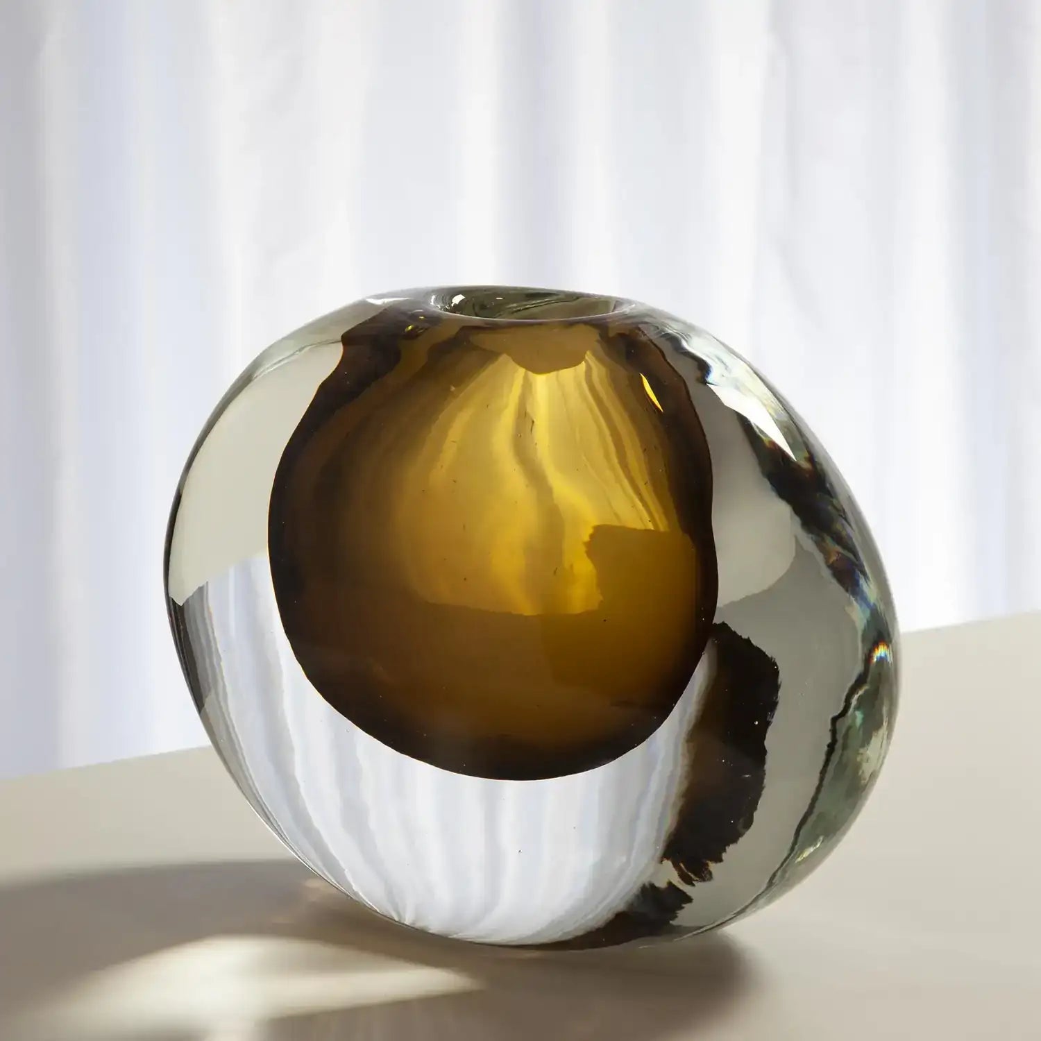 GLOBAL VIEWS OFFSET ROUND VASE - Art