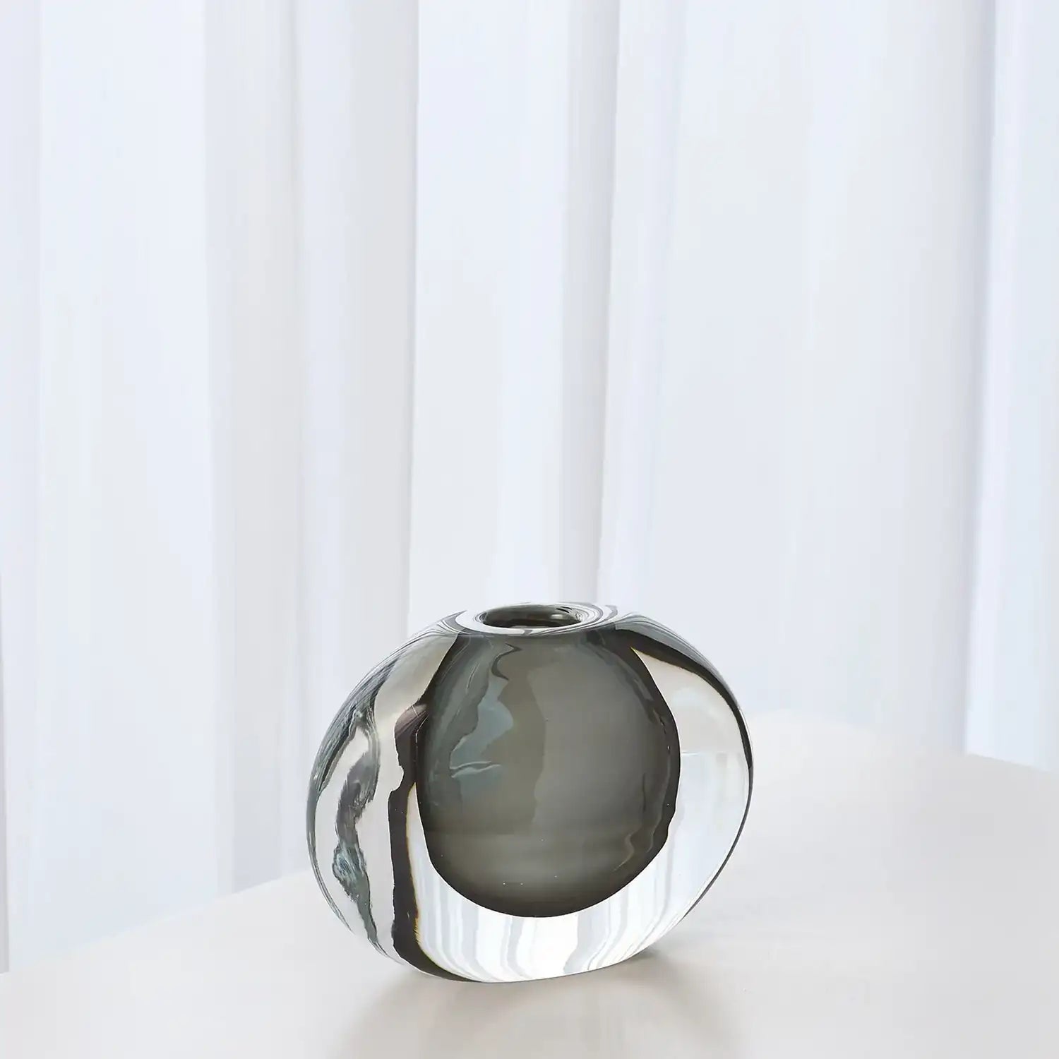 GLOBAL VIEWS OFFSET ROUND VASE - Art