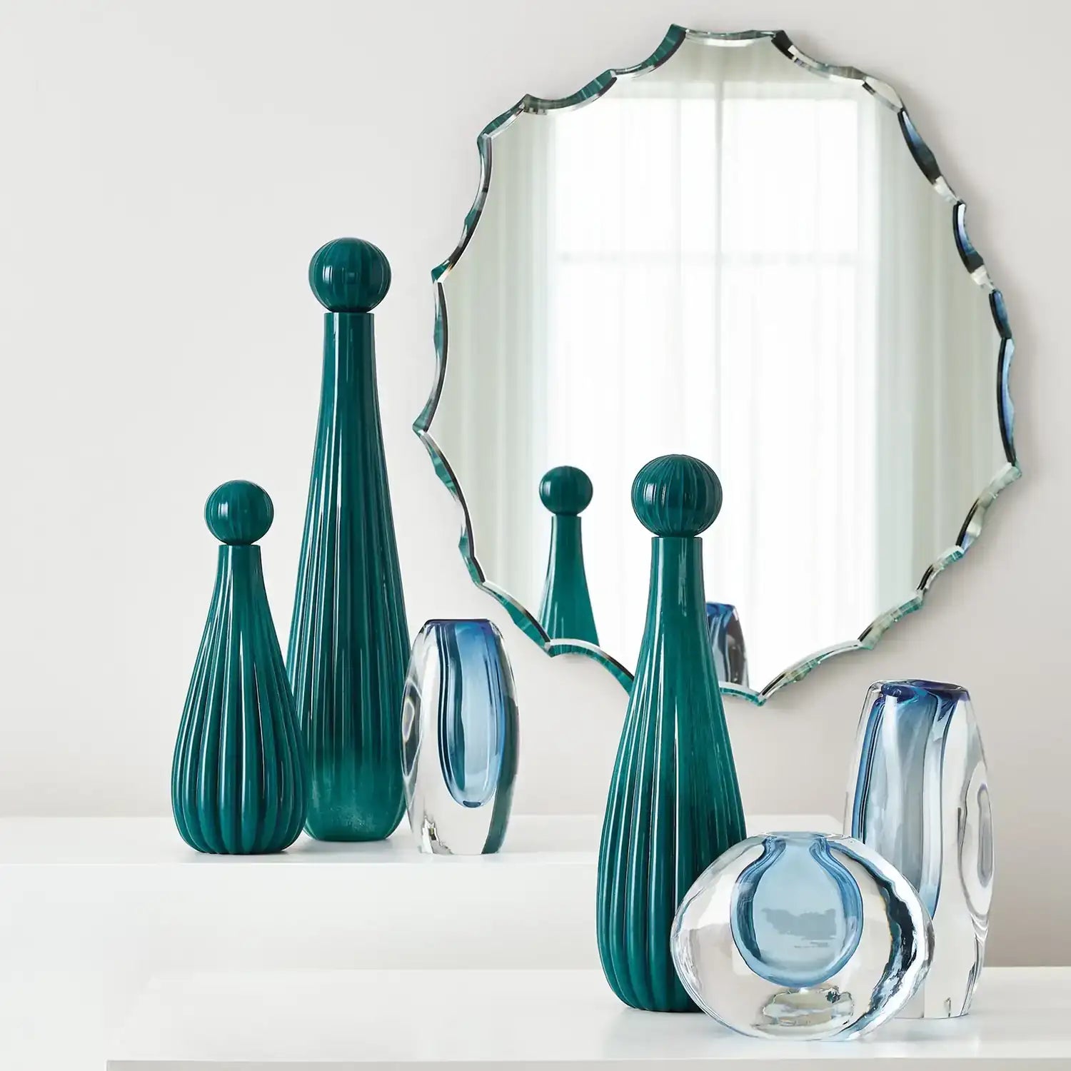 GLOBAL VIEWS OFFSET ROUND VASE - Art