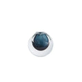 GLOBAL VIEWS PENTAGON CUT GLASS VASE - Art