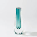 GLOBAL VIEWS SQUARE CUT GLASS VASE - Art