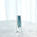 GLOBAL VIEWS SQUARE CUT GLASS VASE - Art