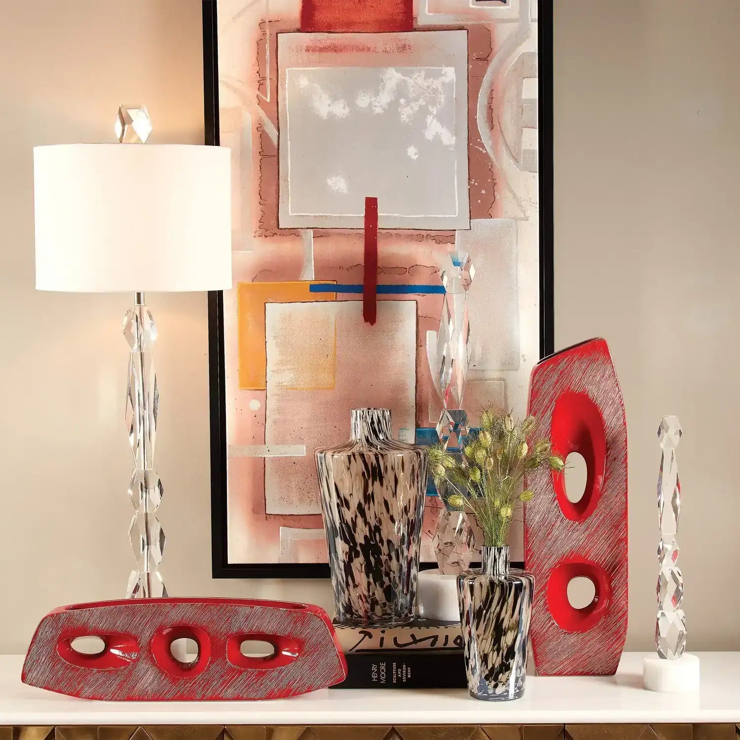 GLOBAL VIEWS CONFETTI SHOULDER VASE - Art