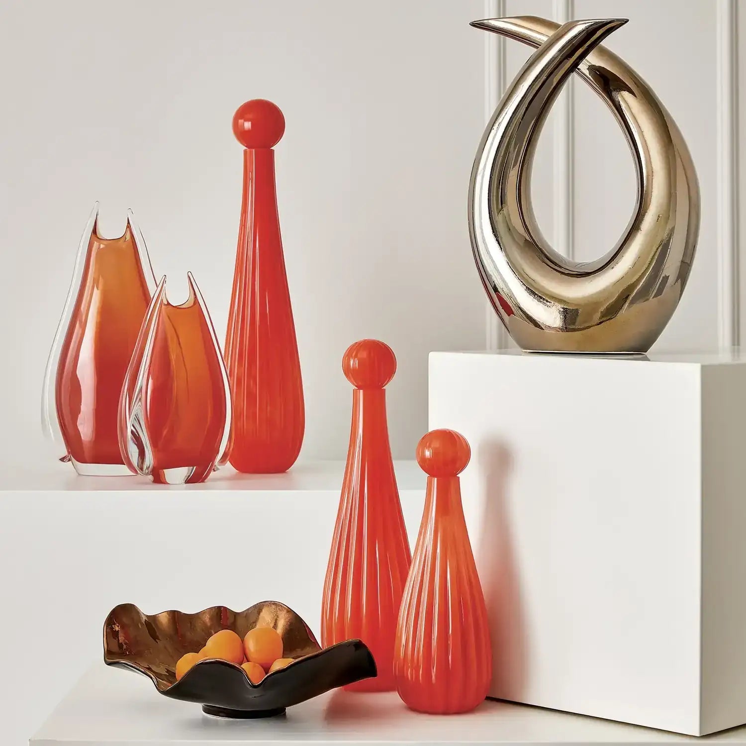 GLOBAL VIEWS FIN VASE - Art