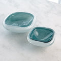 GLOBAL VIEWS SQUARE CASED GLASS BOWL - Art
