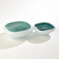 GLOBAL VIEWS SQUARE CASED GLASS BOWL - Art