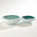 GLOBAL VIEWS SQUARE CASED GLASS BOWL - Art