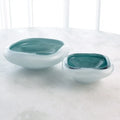 GLOBAL VIEWS SQUARE CASED GLASS BOWL - Art