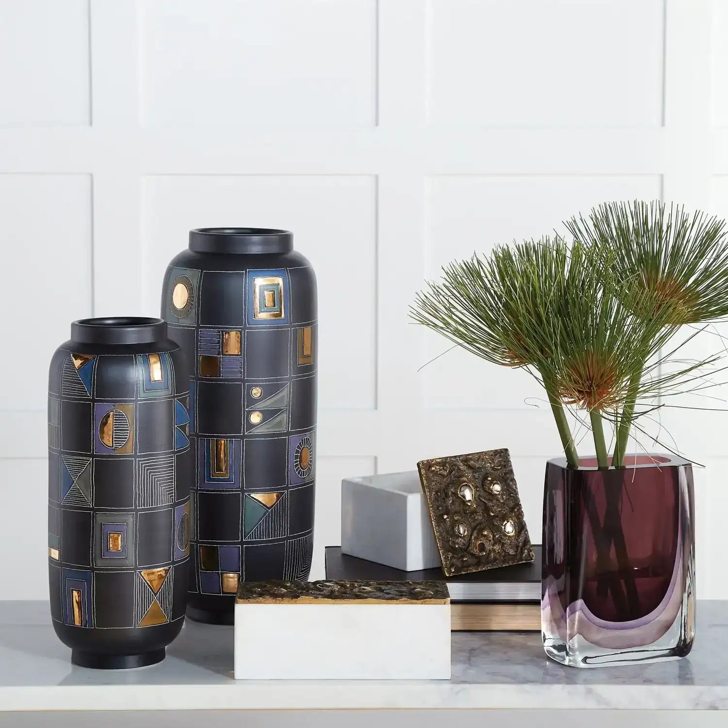 GLOBAL VIEWS BOREALIS VASE - Art