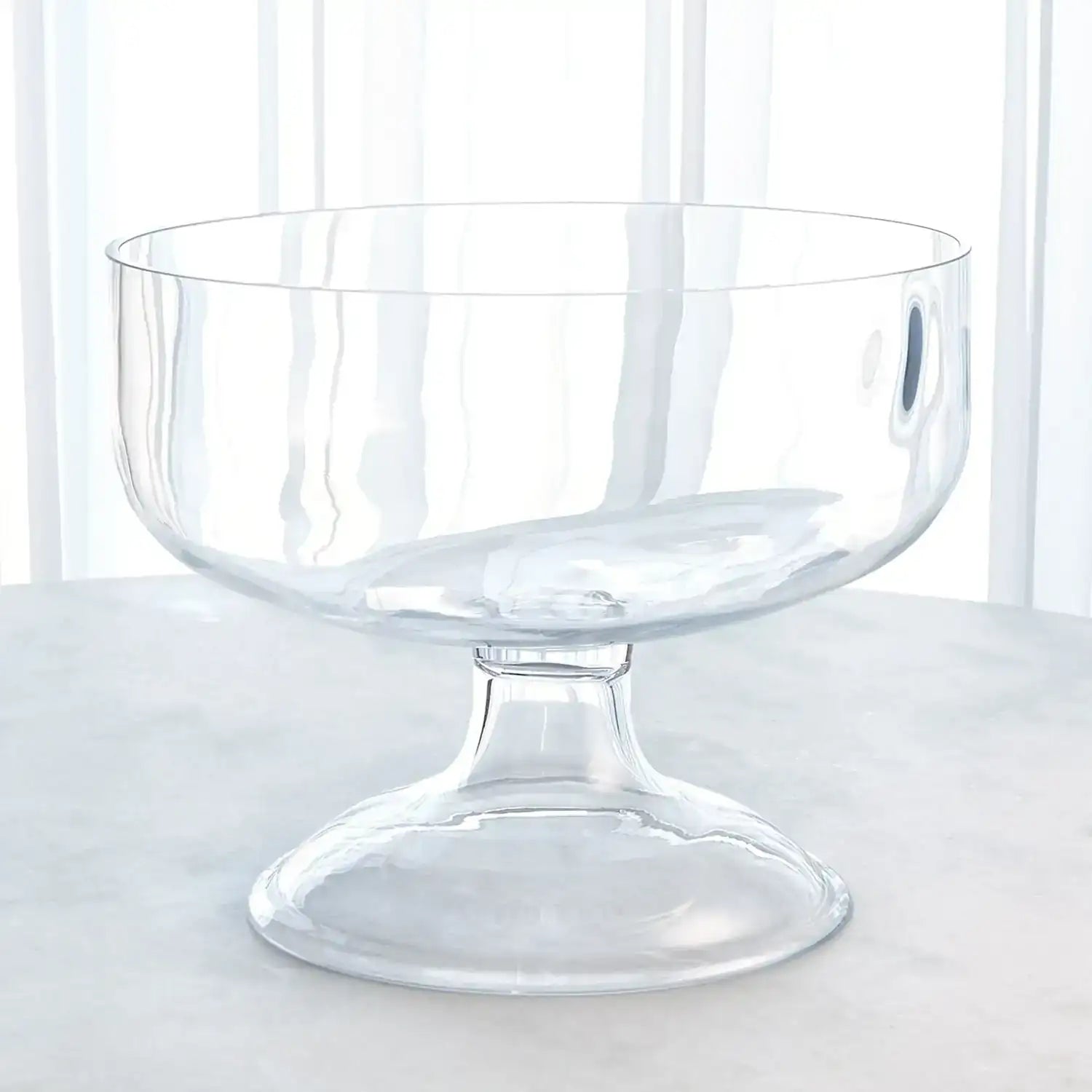 GLOBAL VIEWS GIANT GLASS COMPOTE - Art