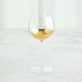GLOBAL VIEWS METALLIC ORB WINE GLASS - Decorative Accents