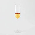 GLOBAL VIEWS METALLIC ORB CHAMPAGNE FLUTE - Decorative Accents