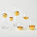 GLOBAL VIEWS METALLIC ORB CHAMPAGNE FLUTE - Decorative Accents