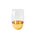 GLOBAL VIEWS METALLIC ORB HIGHBALL GLASS - Decorative Accents
