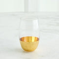 GLOBAL VIEWS METALLIC ORB HIGHBALL GLASS - Decorative Accents