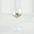 GLOBAL VIEWS METALLIC ORB WINE GLASS - Decorative Accents
