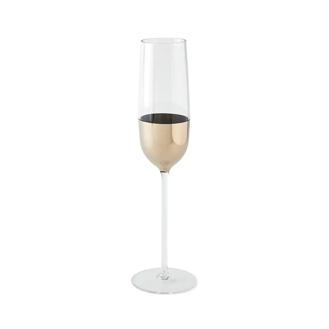 GLOBAL VIEWS METALLIC ORB CHAMPAGNE FLUTE - Decorative Accents