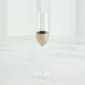 GLOBAL VIEWS METALLIC ORB CHAMPAGNE FLUTE - Decorative Accents