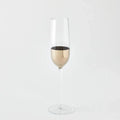 GLOBAL VIEWS METALLIC ORB CHAMPAGNE FLUTE - Decorative Accents
