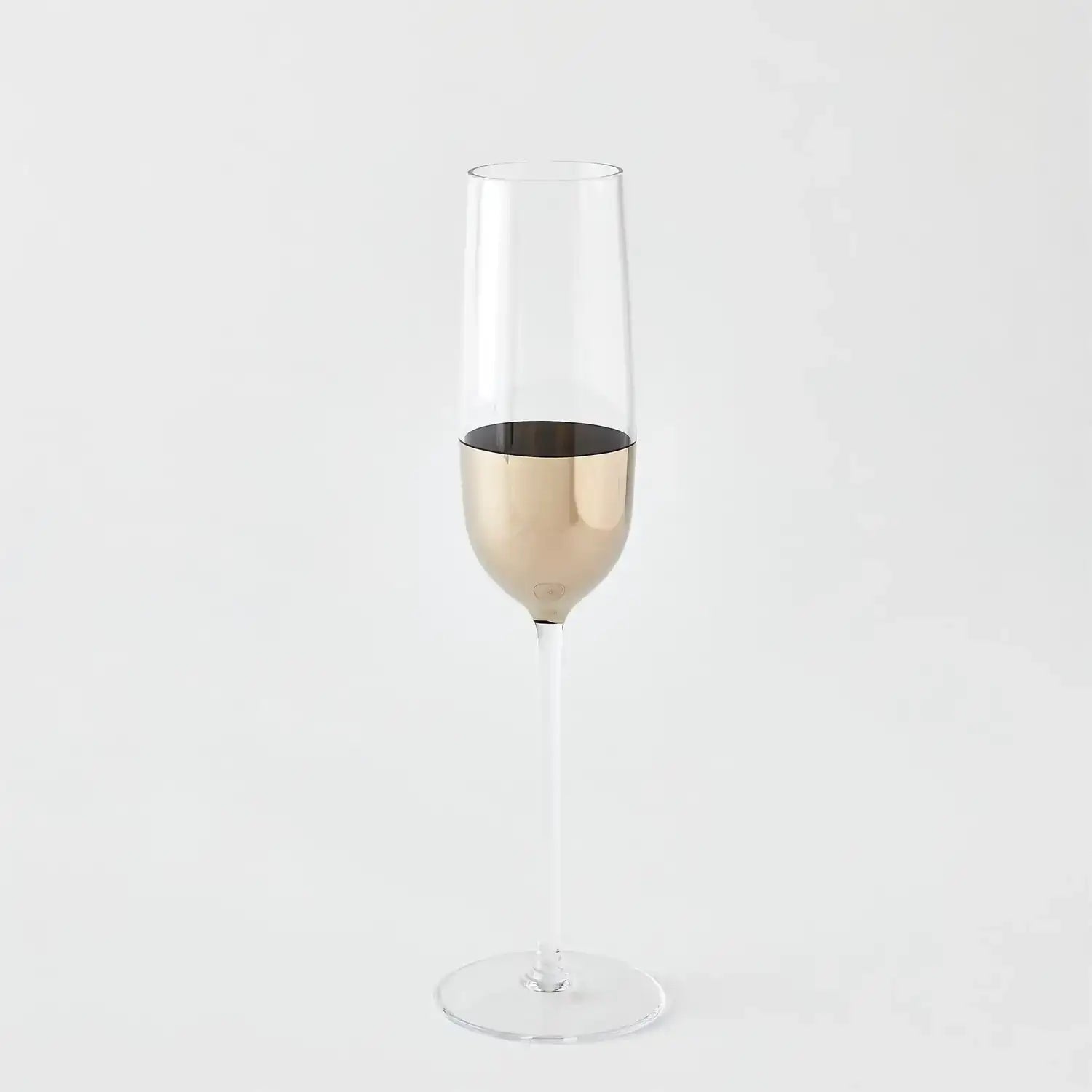 GLOBAL VIEWS METALLIC ORB CHAMPAGNE FLUTE - Decorative Accents