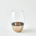 GLOBAL VIEWS METALLIC ORB HIGHBALL GLASS - Decorative Accents