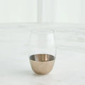 GLOBAL VIEWS METALLIC ORB HIGHBALL GLASS - Decorative Accents