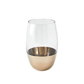 GLOBAL VIEWS METALLIC ORB HIGHBALL GLASS - Decorative Accents