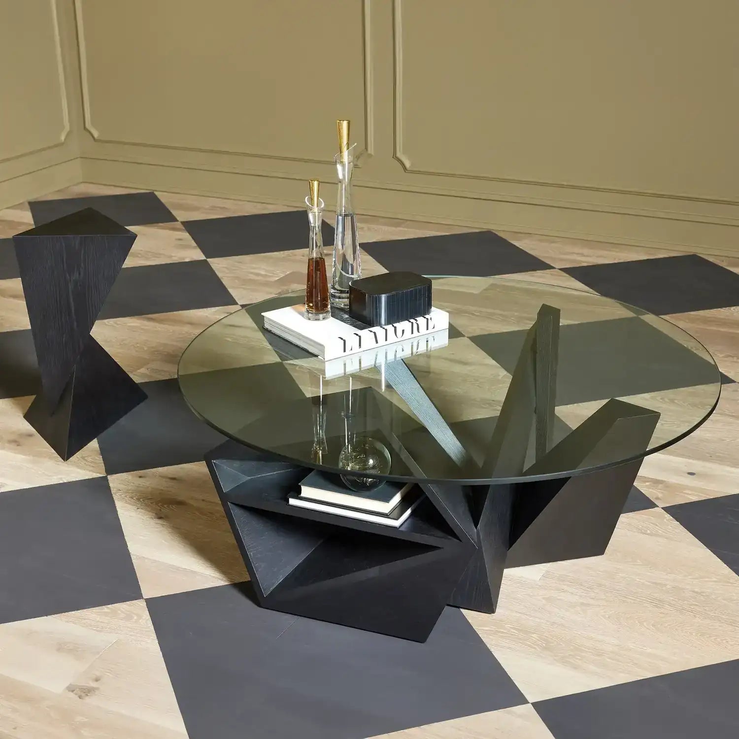 GLOBAL VIEWS SLANT DECANTER - Decorative Accents