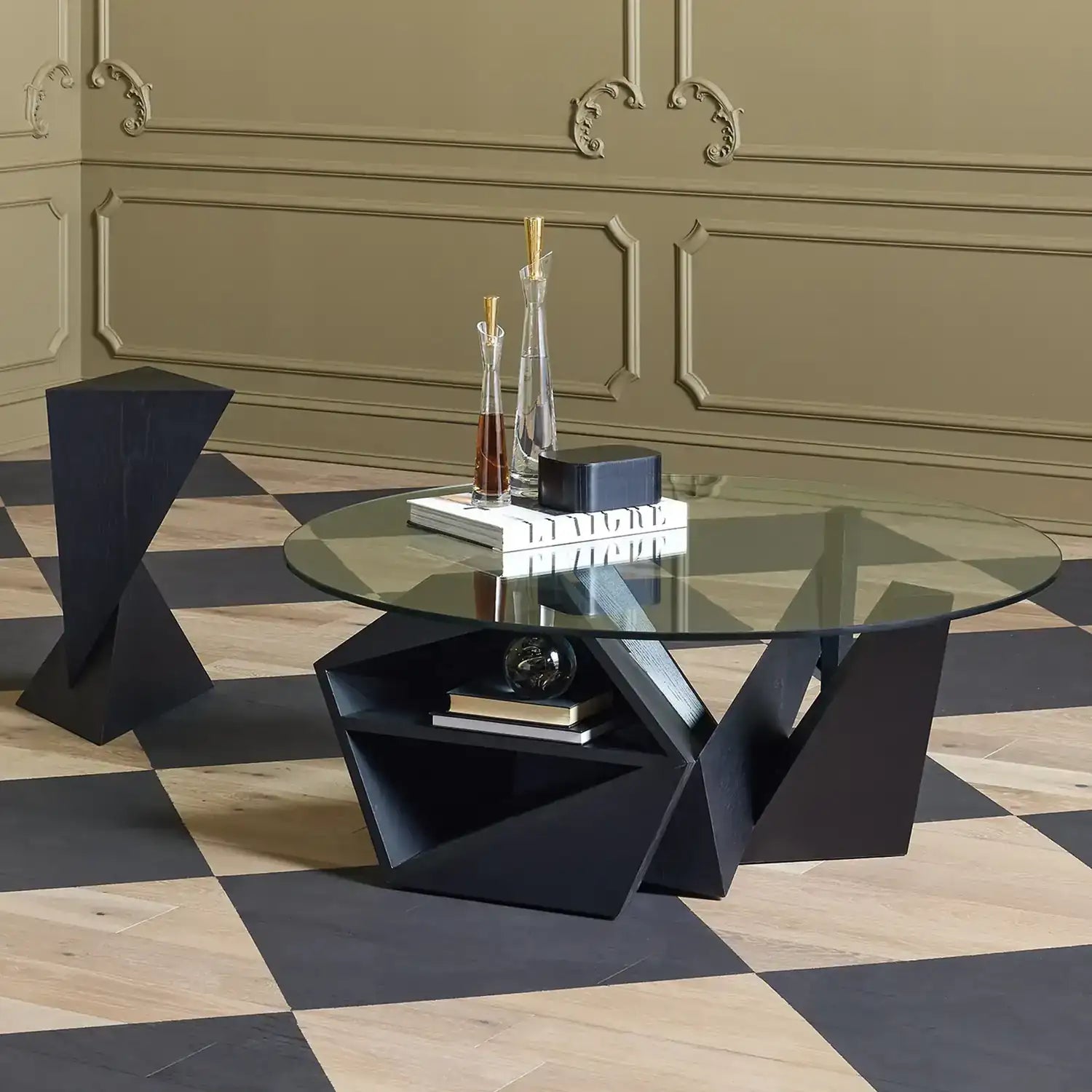 GLOBAL VIEWS SLANT DECANTER - Decorative Accents