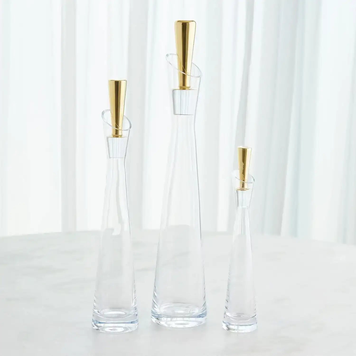 GLOBAL VIEWS SLANT DECANTER - Decorative Accents