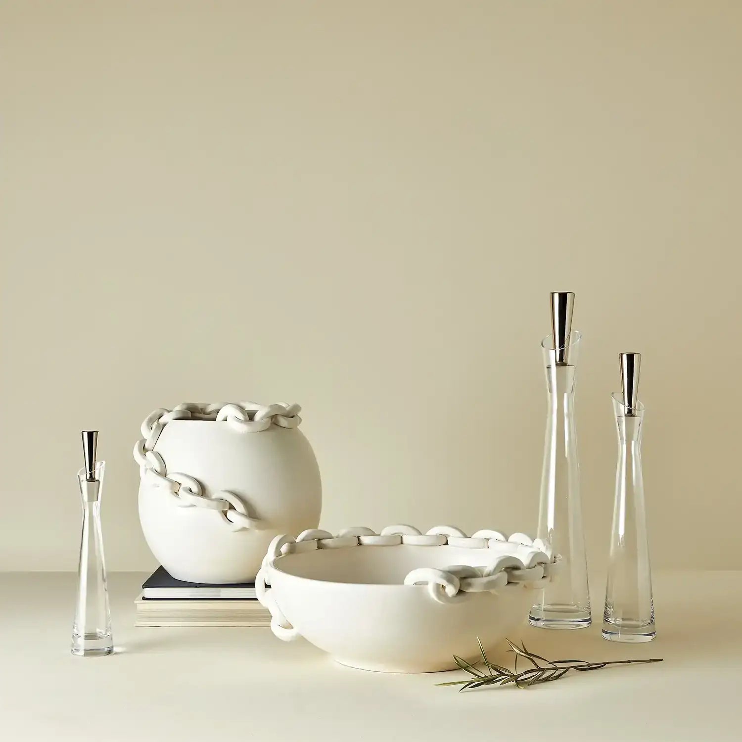 GLOBAL VIEWS SLANT DECANTER - Decorative Accents