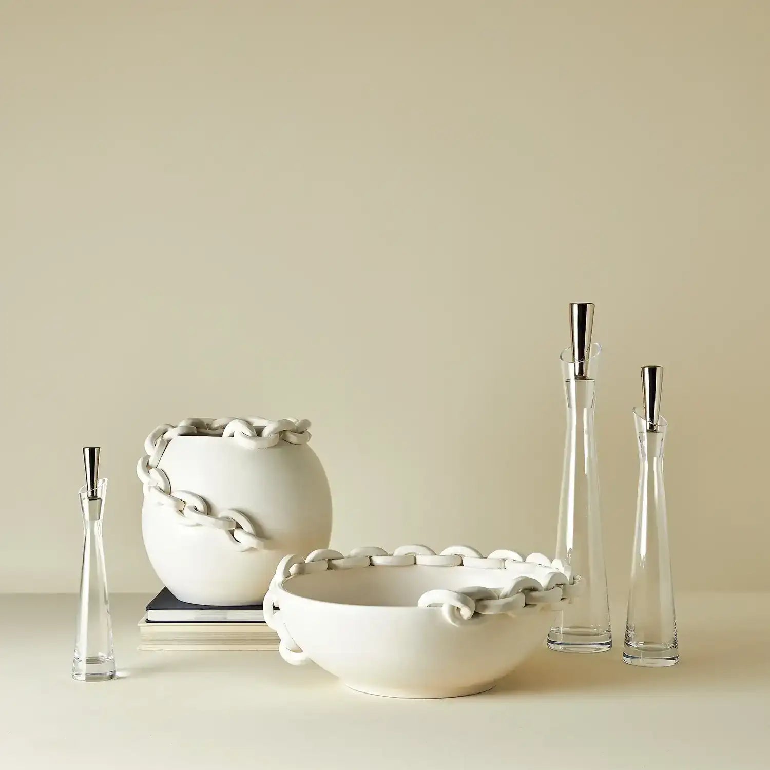 GLOBAL VIEWS SLANT DECANTER - Decorative Accents