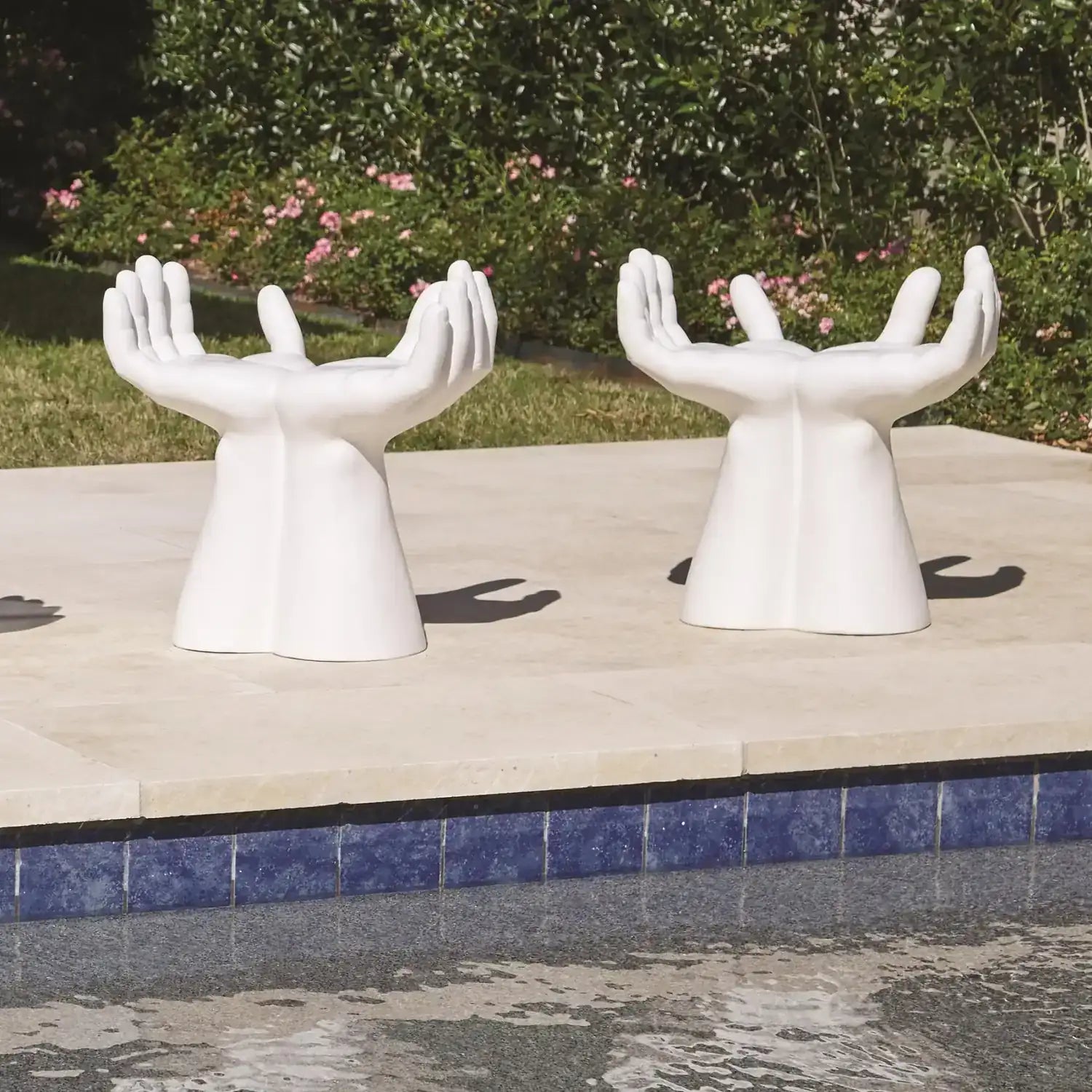 GLOBAL VIEWS HANDS STOOL - Bar Stools