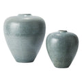 GLOBAL VIEWS CHECK BULBOUS VASE - Decorative Accents