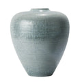 GLOBAL VIEWS CHECK BULBOUS VASE - Decorative Accents
