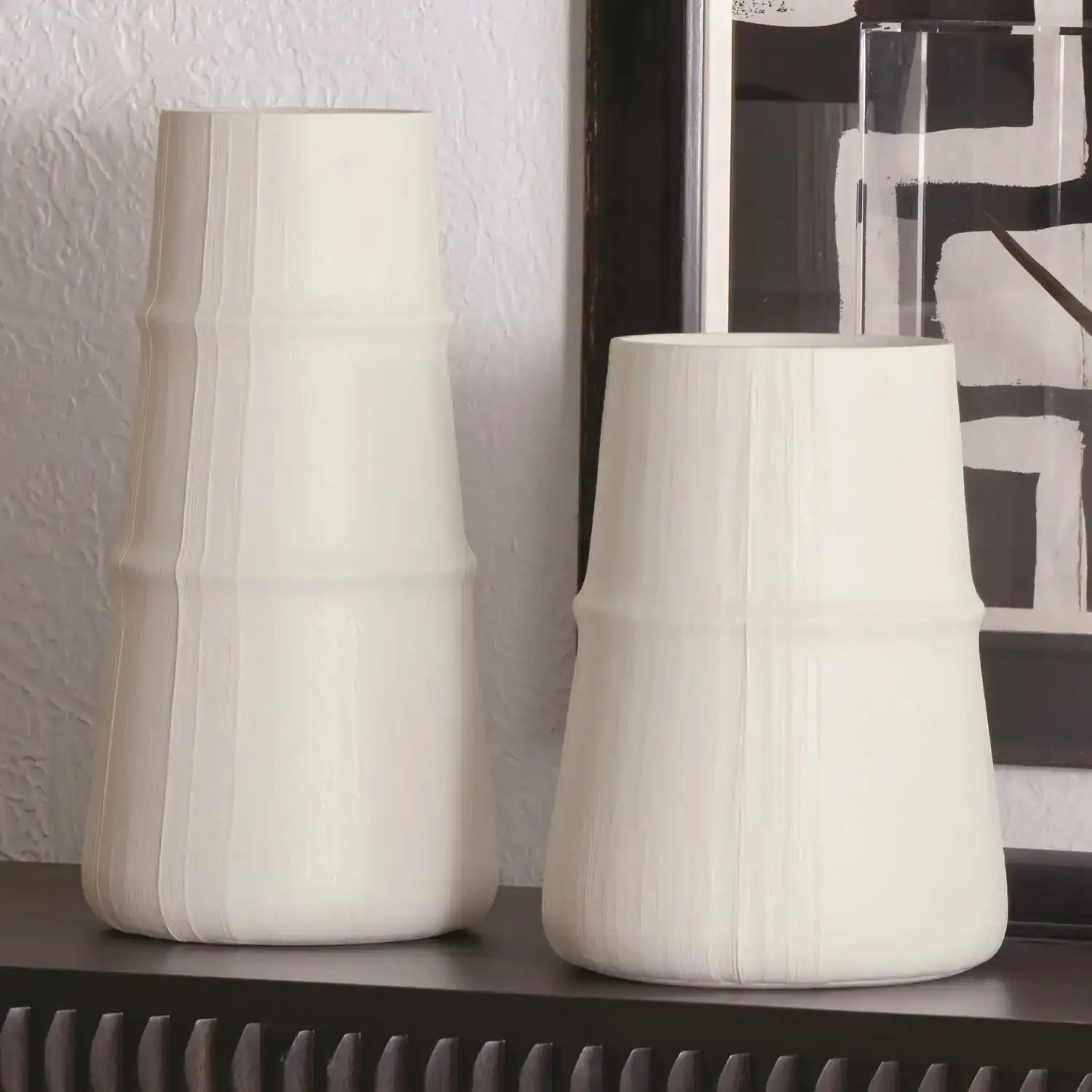 GLOBAL VIEWS LINEN VASE - Decorative Accents