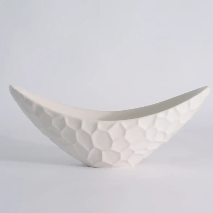GLOBAL VIEWS HONEYCOMB LONG BOWL - Decorative Accents