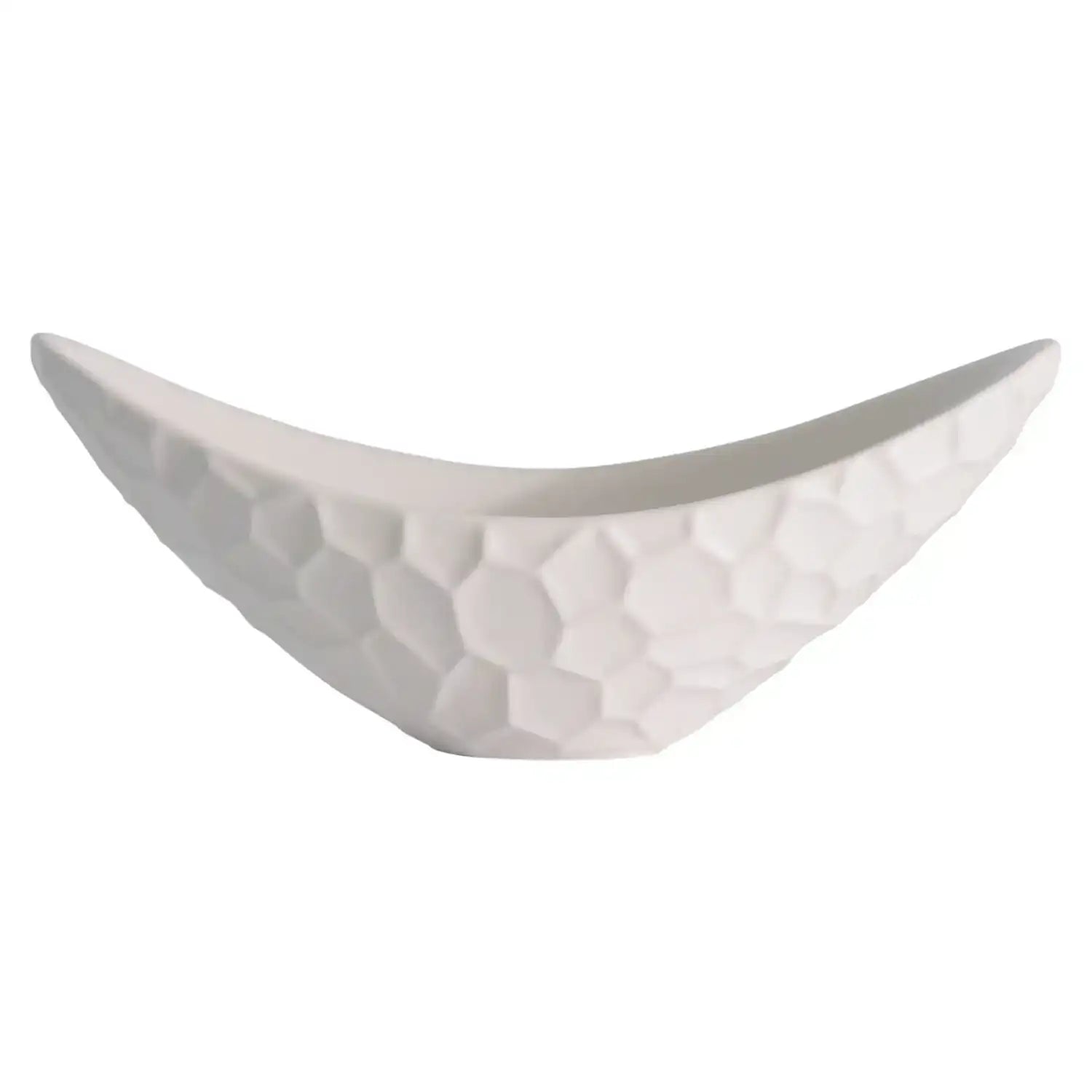GLOBAL VIEWS HONEYCOMB LONG BOWL - Decorative Accents