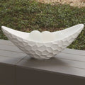 GLOBAL VIEWS HONEYCOMB LONG BOWL - Decorative Accents