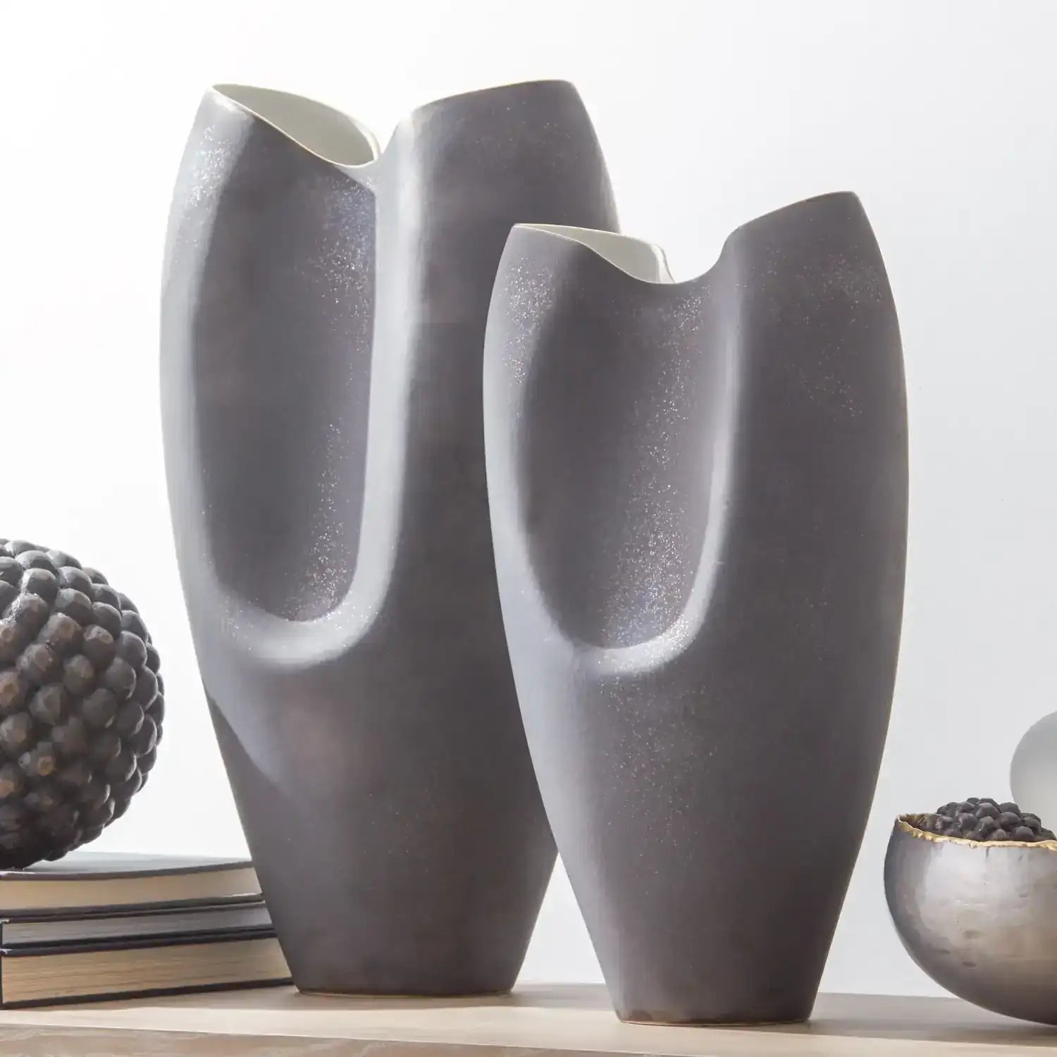 GLOBAL VIEWS OXUS PINCHED VASE - Decorative Accents